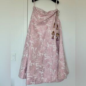 LIGHT PINK LEHENGA CHOLI WITH DUPATTA from Panash India + matching jewelry